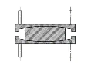 FPS-II Dual sliding surface friction pendulum bearing for bridge seismic isolation