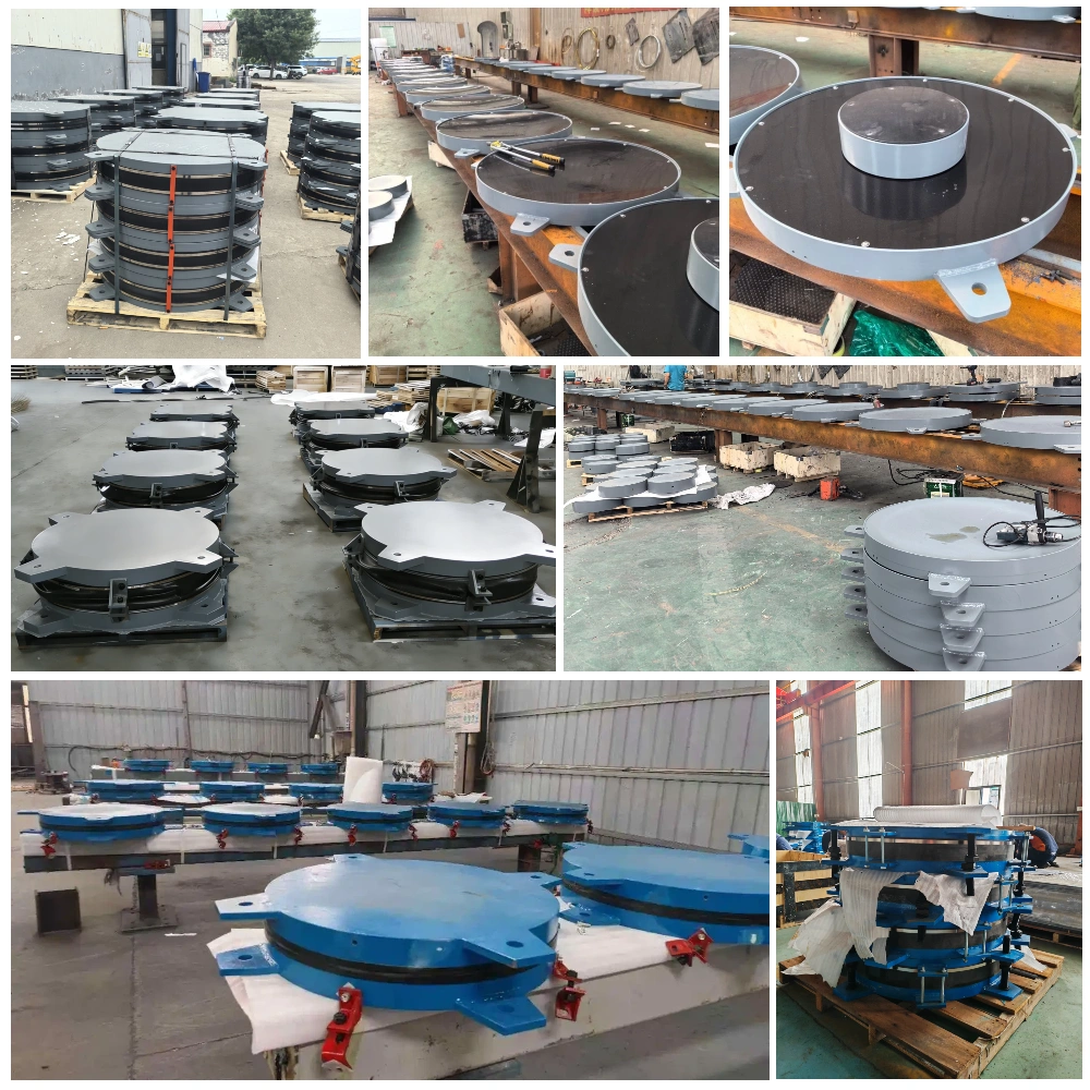 Production process of friction pendulum bearing (FPS) by Hebei Guchen - Professional manufacturer of bridge and building seismic isolation bearings